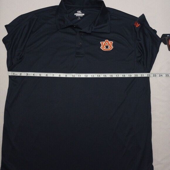 Colosseum Men's Large Auburn Tigers Polo Shirt New With Tags Short Sleeve - Picture 5 of 10